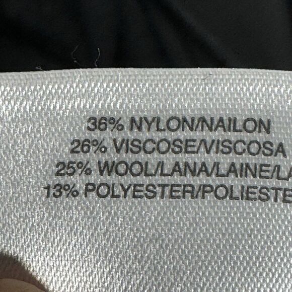 Anne Klein Black Duster Cardigan Sweater Sz L Open Front Lightweight Wool Blend - Picture 5 of 5